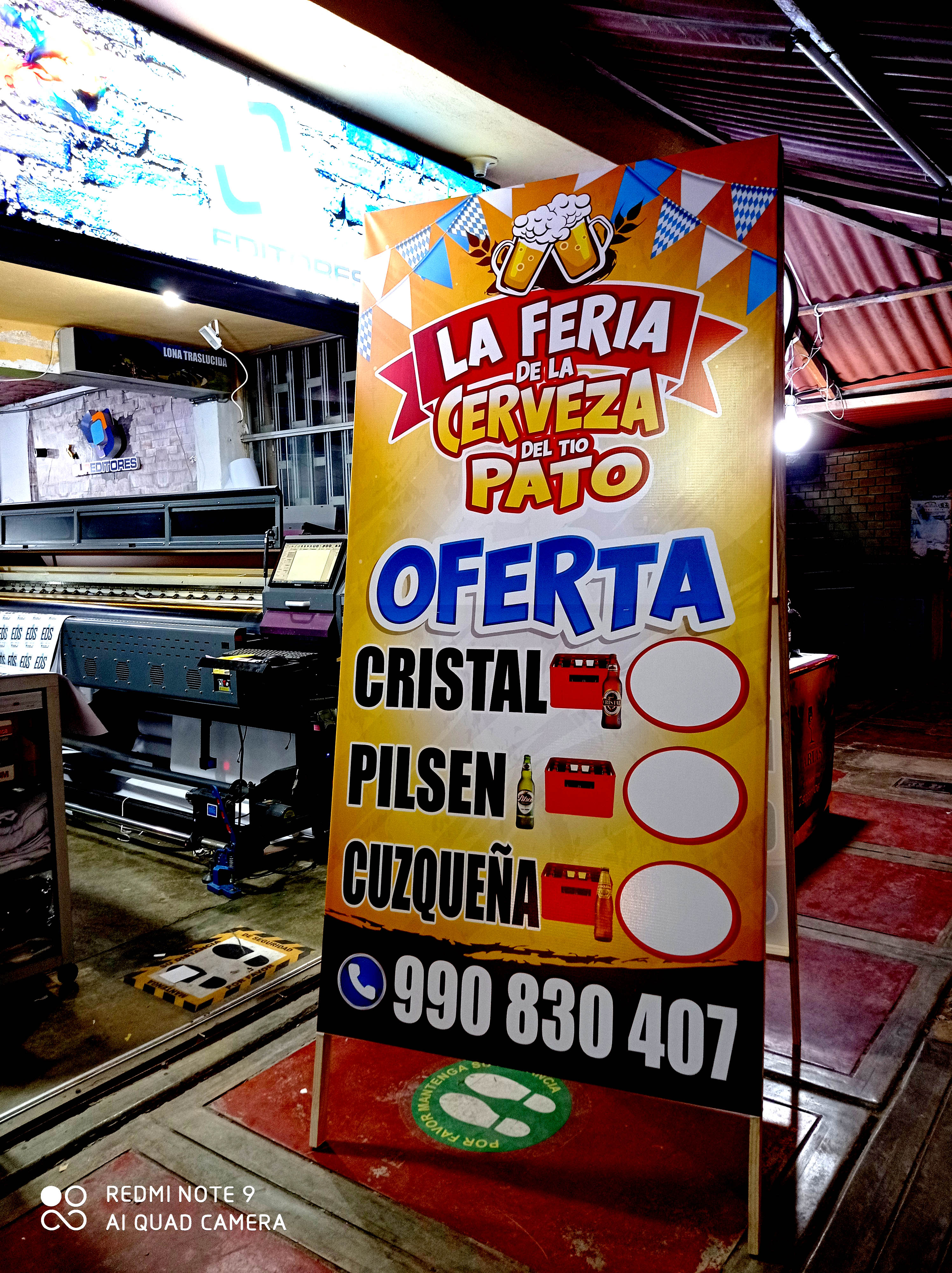 Caballete publicitario
