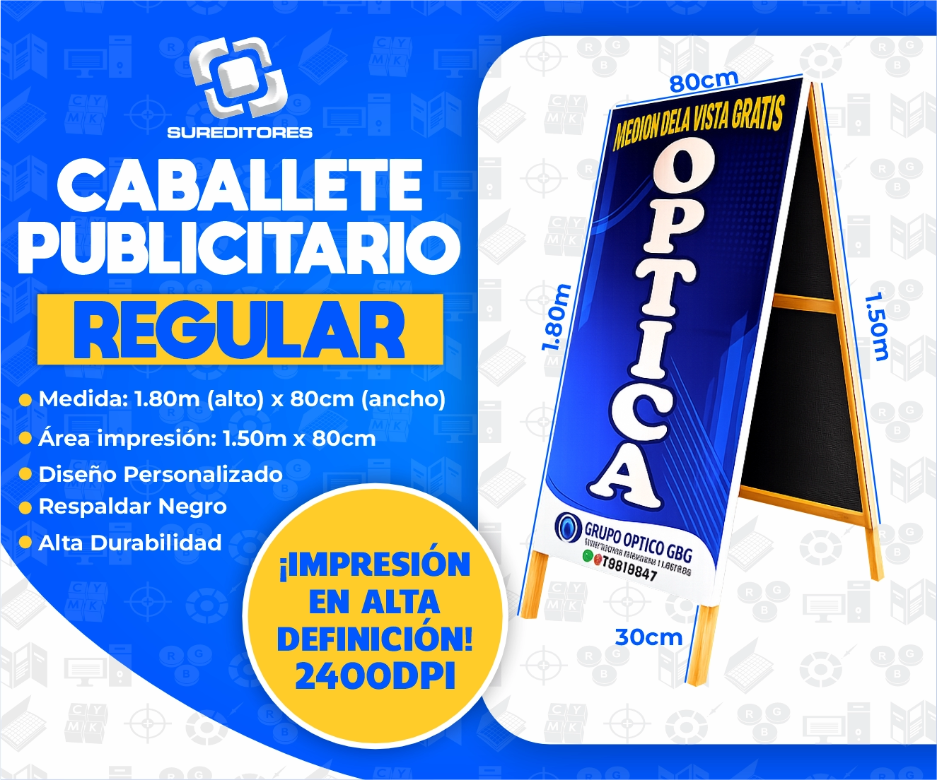 Caballete Publicitario Regular