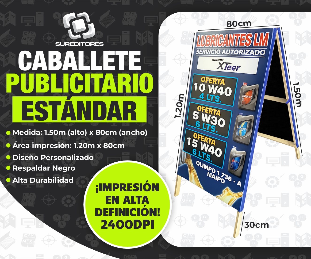 Caballete Publicitario Estándar